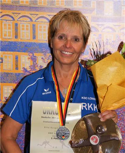 Rita Kasper-Kirst ist Deutsche Vizemeisterin.privat