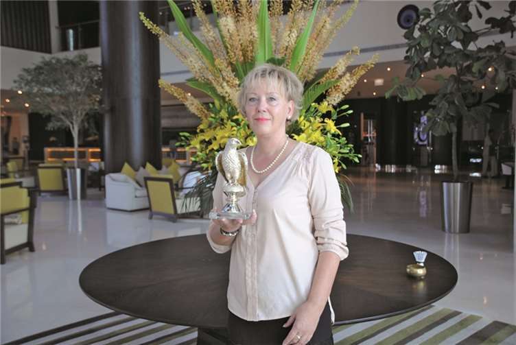 Rita Pies erhielt den „Gold Falk of Dubai“.privat
