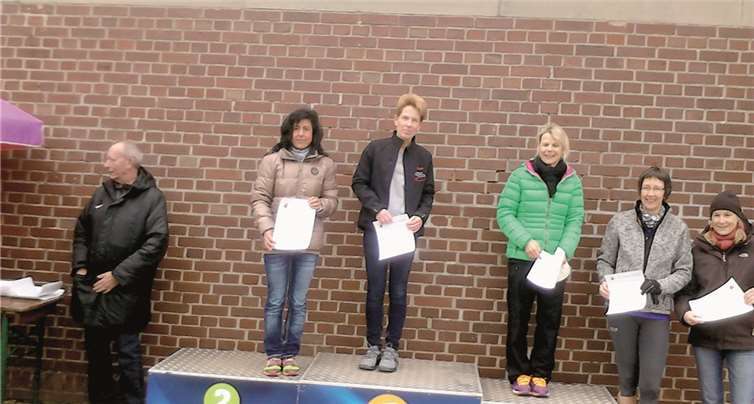 Rita Seebert stand bei der Siegerehrung ganz oben auf dem Podest. privat