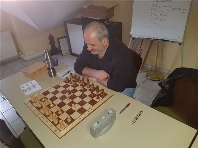 Robert Damiani gewann an Brett 4.  Foto: privat