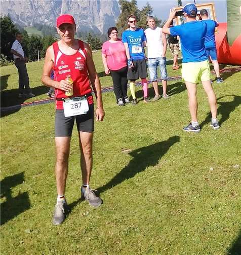 Robert Gotto – 2. M 60 beim HM auf der Seiser Alm/Südtirol.