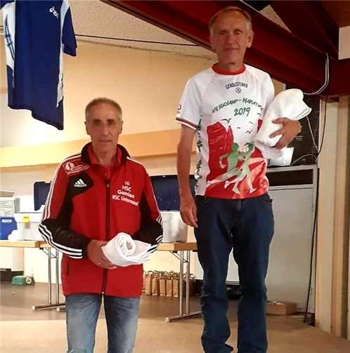 Robert Gotto – 2. M 60 über 51,4 km in Waxweiler.Fotos: privat