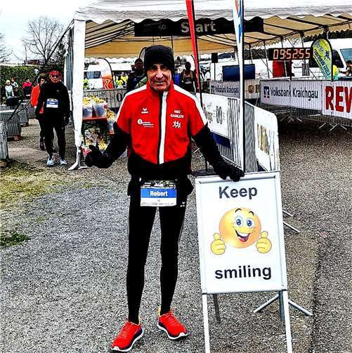 Robert Gotto - Locker über 50 km in Ubstadt-Weiher vor dem Start.