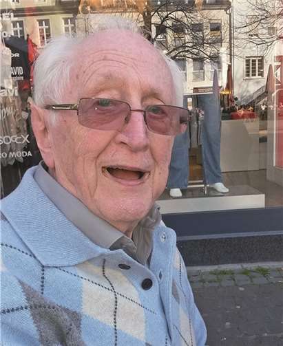 Robert Kirchesch kann heute auf viele freudige und heitere Lebensjahre zurückblicken. privat