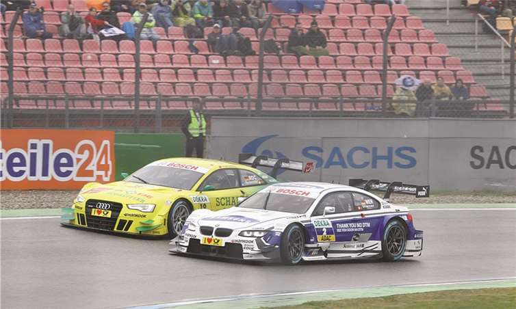 Rockenfeller mit dem BMW M3 Piloten Dirk Werner (innen auf BMW M3).Deb