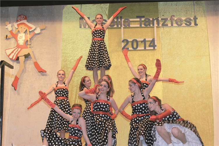 „Rock´n Roll“ vom Feinsten präsentierten die jungen Tänzerinnen vom KV Spokus Treis. Eine tolle Tanzdarbietung in perfektem Outfit.