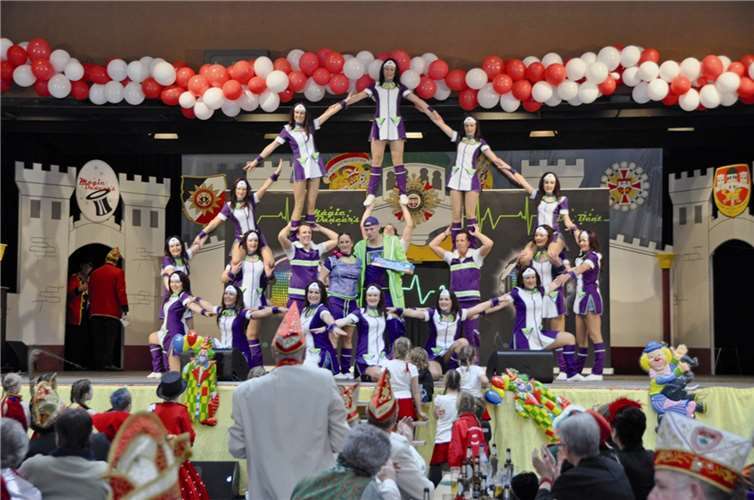 Rockten den Saal der Rheinhalle: die deutschen Vizemeister im Schautanz, die Magic-Dancer der Narrenzunft.AB