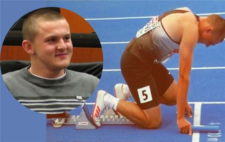 Roger Gurski kommentierte die TV-Bilder von seinem Erfolg bei der U-23 EM.