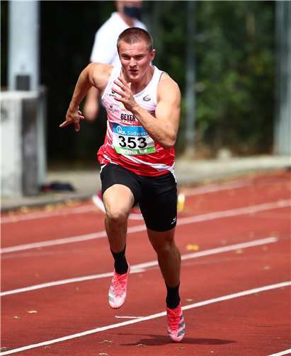 Roger Gurski war im Jahr 2020 viertschnellster Deutscher über 200 Meter. Foto: privat