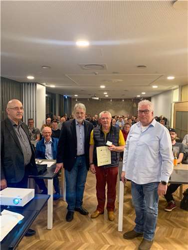 Roger Kühn (zweiter Vorsitzender), Jörg Federrath, Steffen Leuer und Wolfgang Ehlert (Vorsitzender) (von links nach rechts)