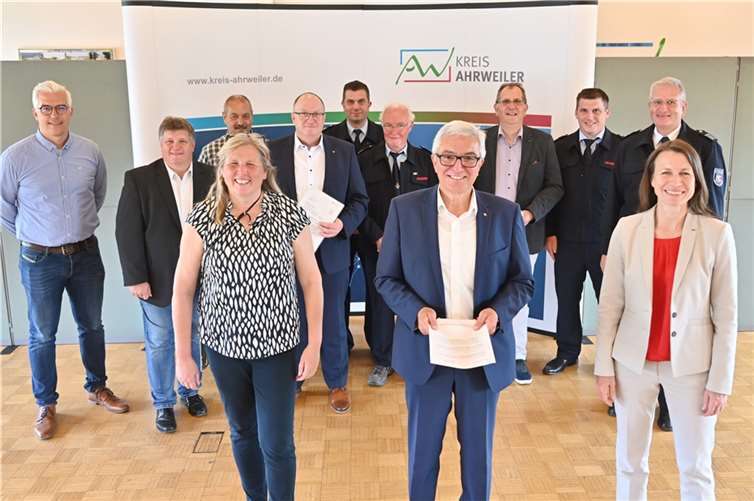 Roger Lewentz war im Kreishaus zu Gast.  Foto:Vollrath / Kreisverwaltung Ahrweiler