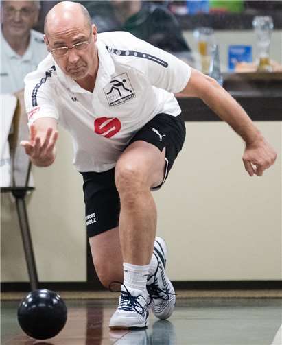 Rolf Hammer zeigte sich in top Form.privat