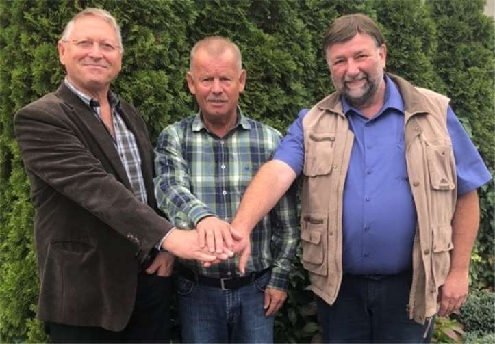 Rolf Scheyer, Albert Hermann, Udo Franz.privat