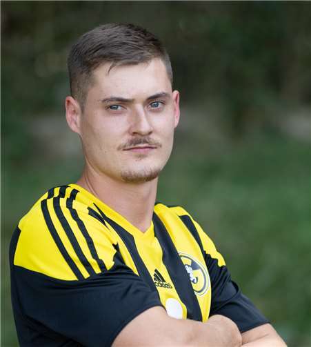 Ron Nolden avanciert mit einem lupenreinen Hattrick zum Spieler des Spiels.Foto: Andreas Thun