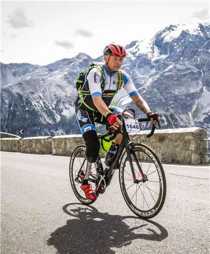 Ronny Schöniger auf seinem Rad. privat