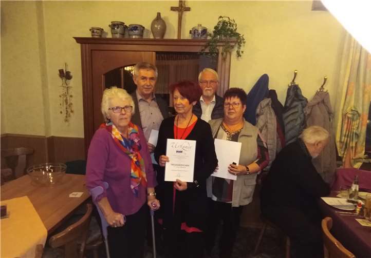 Rosemarie Bartel, Andreas Peifer, Brigitte Kessler, Herbert Gerhartz und Krain Münnich (v.l.).  privat