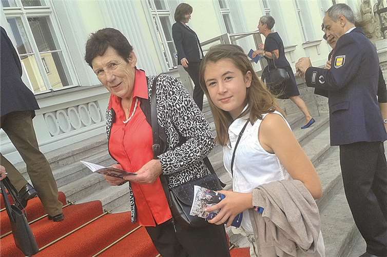 Rosemarie Scheben freute sich riesig auf ihre Reise nach Bellevue. Privat