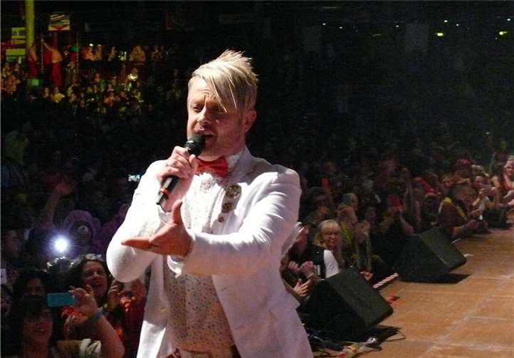 Ross Antony gehörte zu den tollen Gästen der Sitzung.