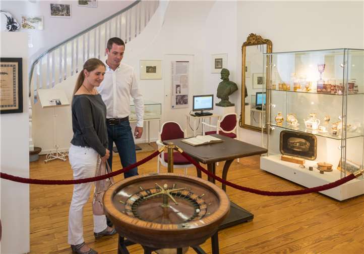 Roulettetisch der Emser Spielbank. Foto: Dominik Ketz