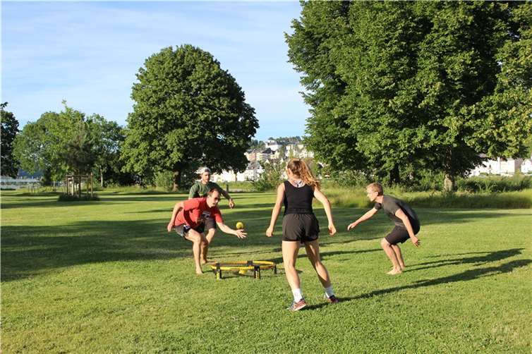 Roundnet macht viel Spaß. Foto: Christina Nover/Nikolai Klasen