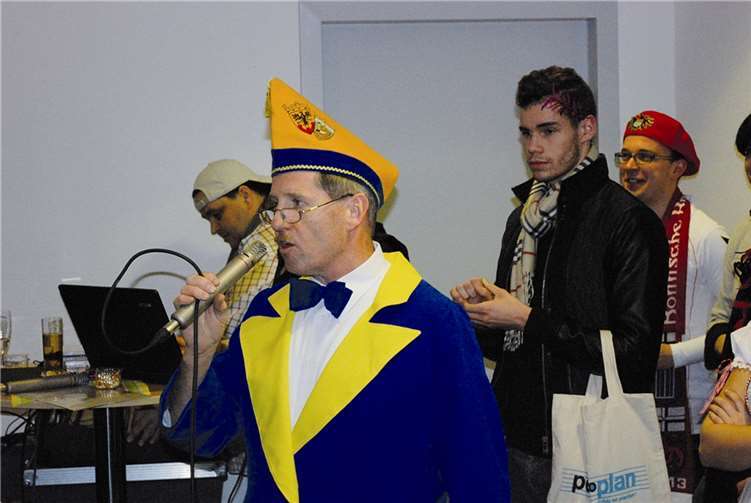 Routinier Peter Floter moderierte den Empfang in bekannt launiger Art.