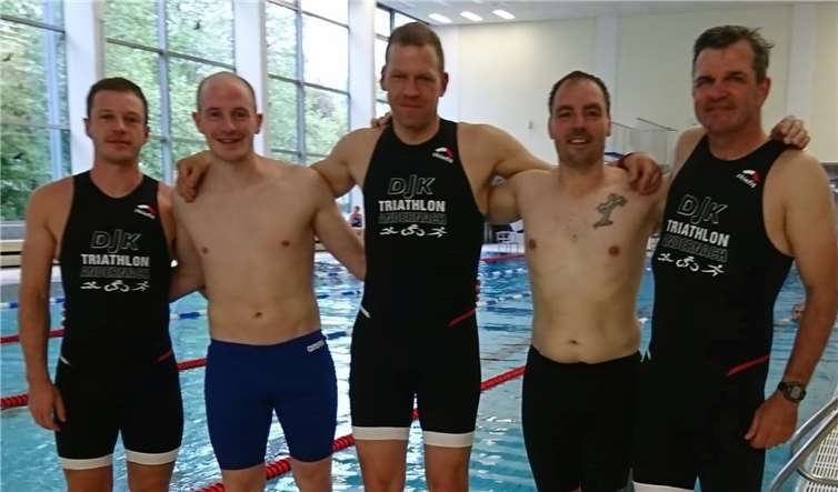 Ruben Auer, Ingo Auer, Uwe Hartmann, Lars Lespagnol und Marcus Bielen zeigten Kampfgeist und hatten viel Freude. Foto: privat