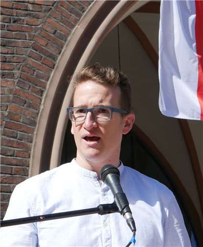 Ruben Rhensiusvom Diakonischen Werk.