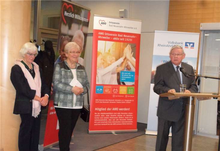 Rudi Frick bei seinem Grußwort.