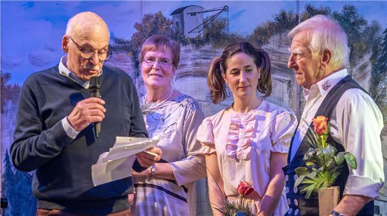 Rudolf Reinhardt, Jutta Bell,Natalie Leiß und Manfred Dahm (von links) Foto: Hilger