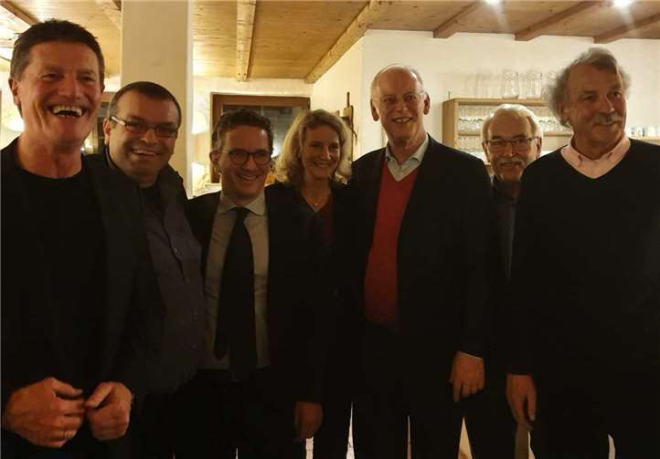 Rudolf Scharping war zu Gast beim Neujahrsempfang der SPD Güls.Quelle: SPD Güls