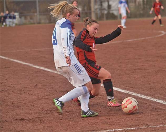 Rübenachs Clarissa Menga (rotes Trikot) in Aktion. privat