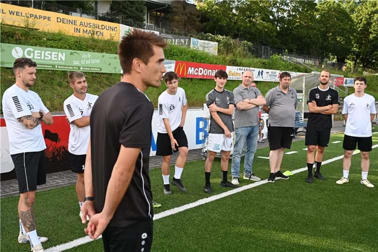 Rückkehrer Kodai Stalph bei der Vorstellungsrunde.  Foto: SK