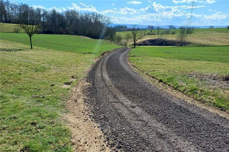 Rund 1.400 Meter Weg wurden saniert.