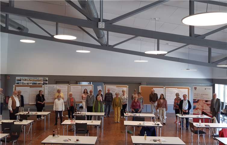 Rund 20 Bürger aus Puderbach trafen sich gemeinsam, um an der Landesinitiative „ich bin dabei“ teilzunehmen.Foto: privat