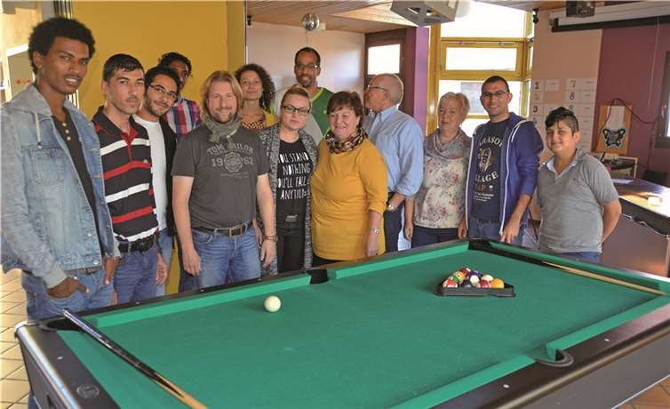 Rund 20 Flüchtlinge nutzen das Angebot in der Begegnungsstätte. Weigert