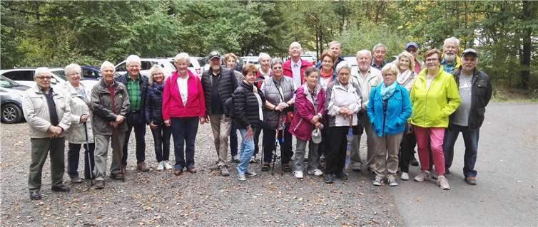 Rund 30 Mitglieder nahmen an der Herbstwanderung teil. BBC Herzsport