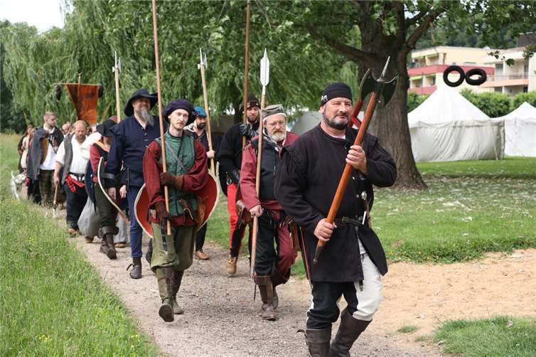 Rund 45 Akteure aus Europa waren angereist, um gemeinsam das Pfingstspectaculum zu gestalten.Fotos: JS