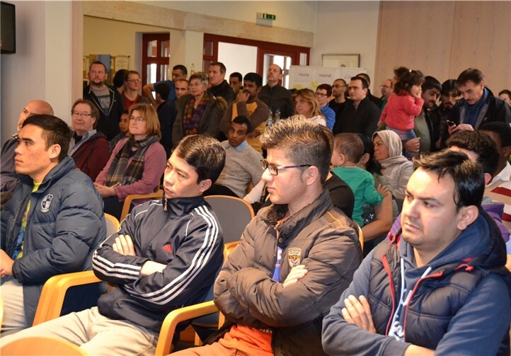 Rund 50 Asylbewerber aus 15 Nationen waren zum Begegnungsfest gekommen.