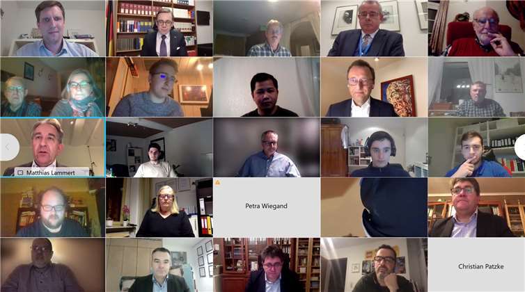 Rund 50 Gäste nahmen an der der Videokonferenz teil.Foto: privat