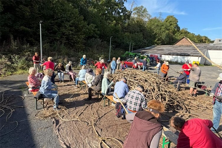 Rund 70 Helferinnen und Helfer sorgten beim Uferlichter-Sommercamp dafür, dass die floralen Elemente wieder bestens auf ihren Einsatz im Kurpark vorbereitet sind.