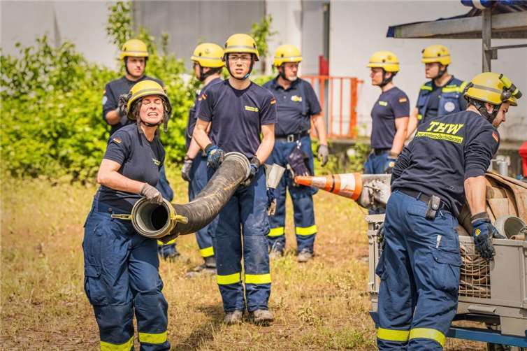 Rund 88.000 Menschen engagieren sich ehrenamtlich für das THW.  Foto: THW/Leon Karl