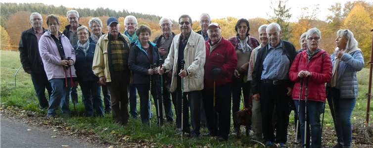 Rund um Hümmerich war die 19-köpfige Wandergruppe diesmal unterwegs.privat