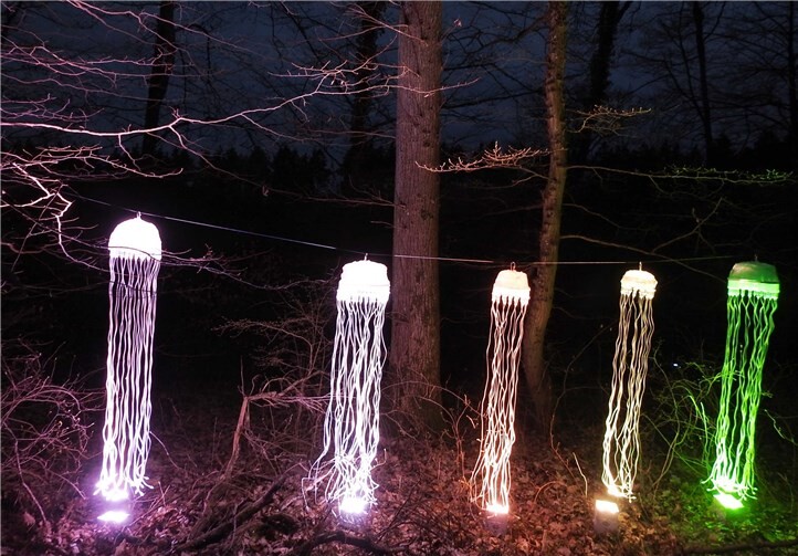 Rund um die Burg Eltz waren insgesamt 15 Stationen illuminiert. Fotos: WAMFO.DE