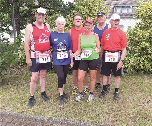 Rundum zufrieden waren die Läufer des TV Weißenthurm mit ihren Leistungen beim Volkslauf rund um Rommerskirchen. privat