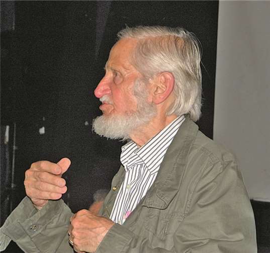 Rupert Neudeck bei der Veranstaltung in Remagen. privat