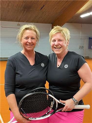 S. Beyl und E. Hofman.  Fotos: TC Lahnstein