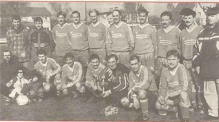 SC Niederzissen - Kreispokalsieger der Alten Herren 1997.Quelle: SC Niederzissen