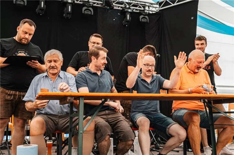 SCP Mannschaft in Aktion, v.l.: Max Gröss, Christoffer Breitbach, Peter Schlimbach, Manfred Eibl.