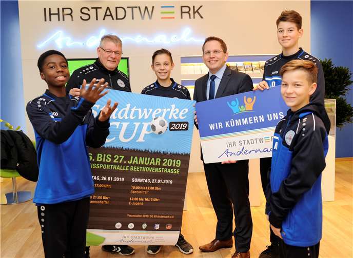 SG 99 Andernach richtet den sechsten Stadtwerke-Cup im Januar aus.Meta Welling