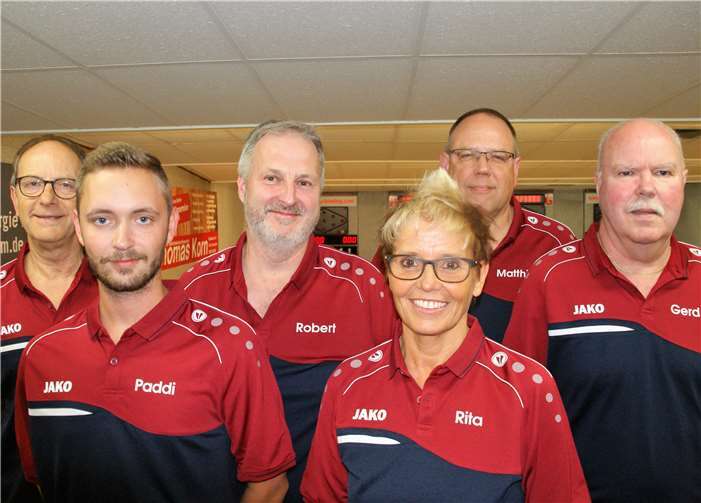 SG I (v.l.): Konrad Schneider, Patrick Bossing, Robert Sauer, Rita Kasper-Kirst, Matthias Mertes, Gerd Frensch.  privat